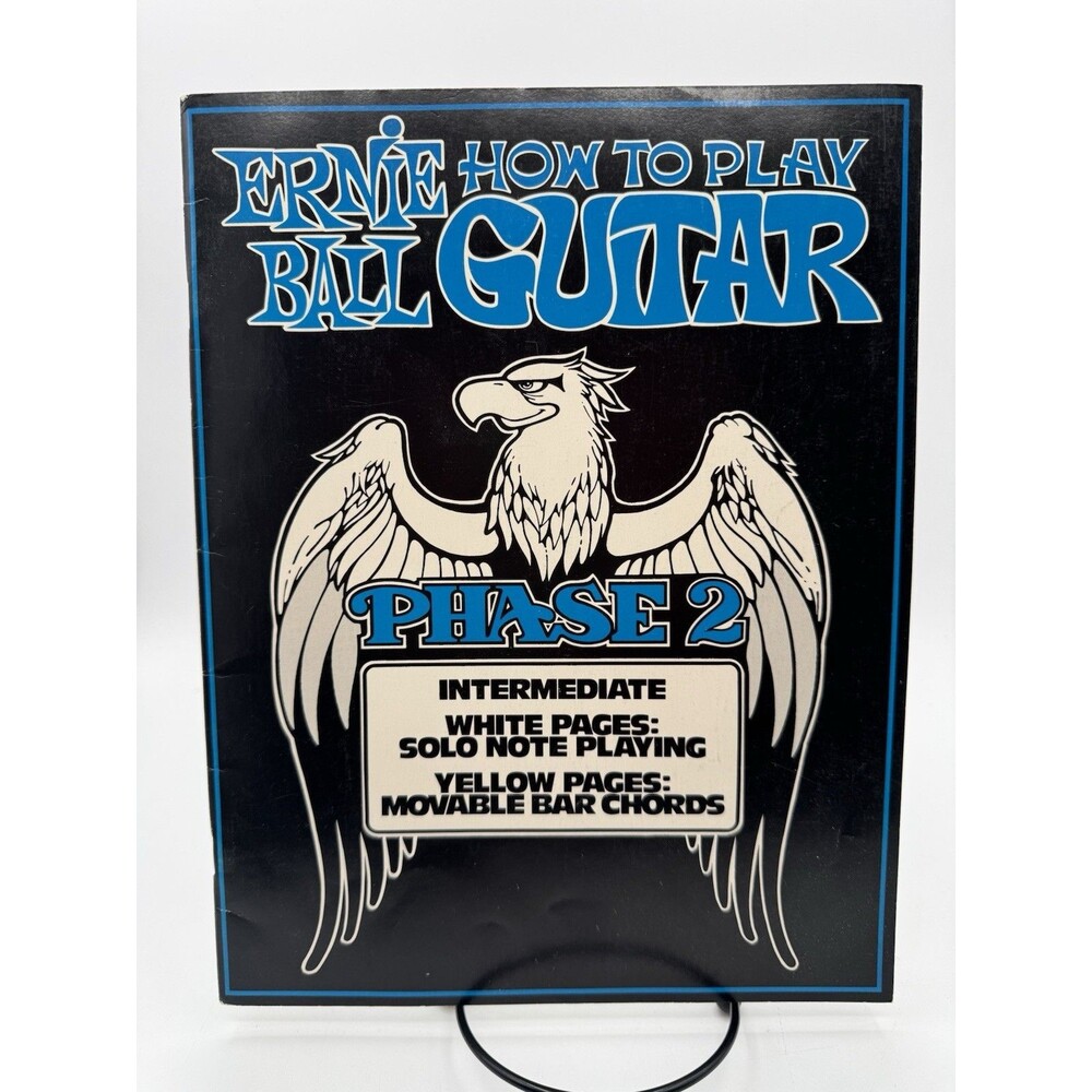 Ernie Ball How To Play Guitar Phase 2 Song Book - 1983 48 page Vintage U.S.A.